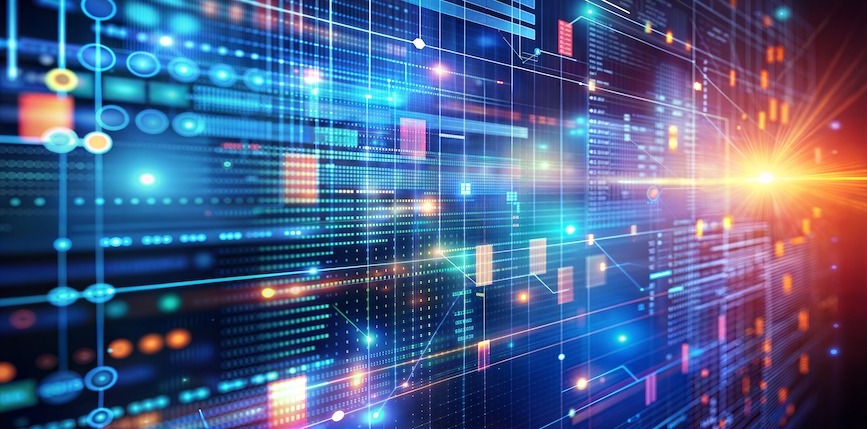 cyber circuit future technology concept background