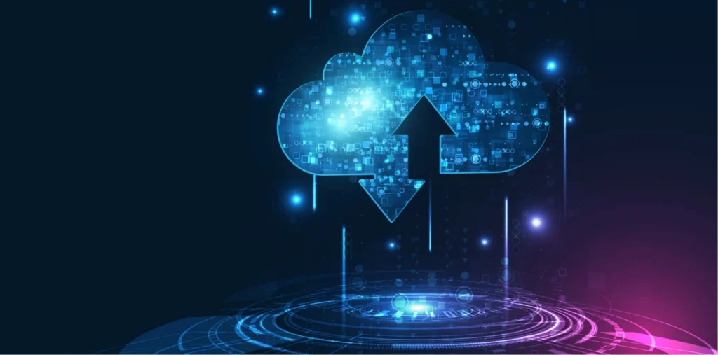 Digital cloud background